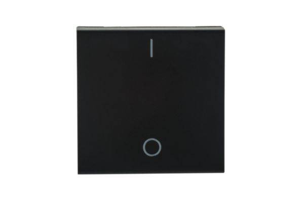 Interruptor Bipolar Simples 25A 250V 2M Preta - Pial Plus+