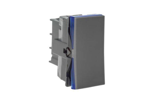 Pulsador 2A 250V B.Automatico 1M Cinza - Pial Plus+
