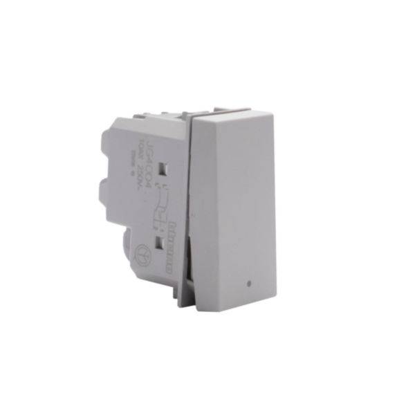 Matixgo - Interruptor intermediário 10AX 1M cinza - Montagem embutida - Terminal parafusado - Grau de proteção IP20