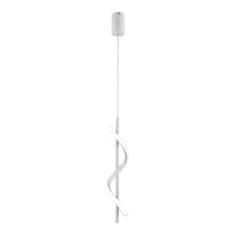 Pendente LED 3000K 10W Bivolt Ø12x40cm Metal Branco