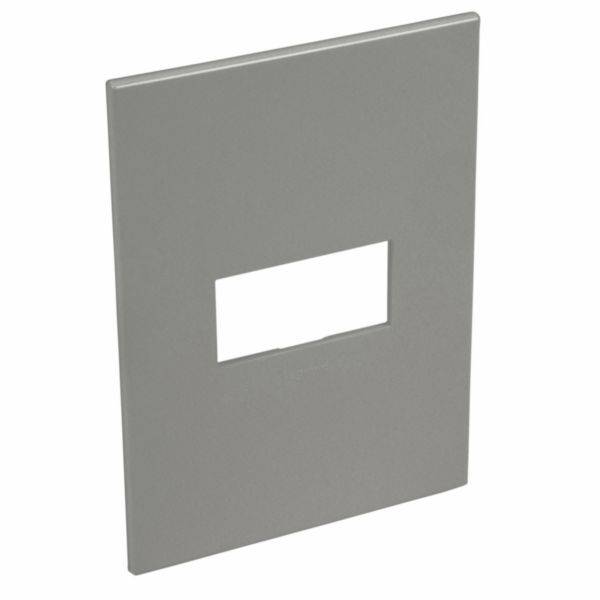 Placa 1 Posto 4X2 Quadrados Magnesium Arteor