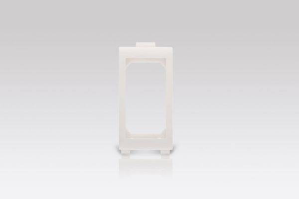 Placa P/ Movel 1 Modulo Branca Arteor