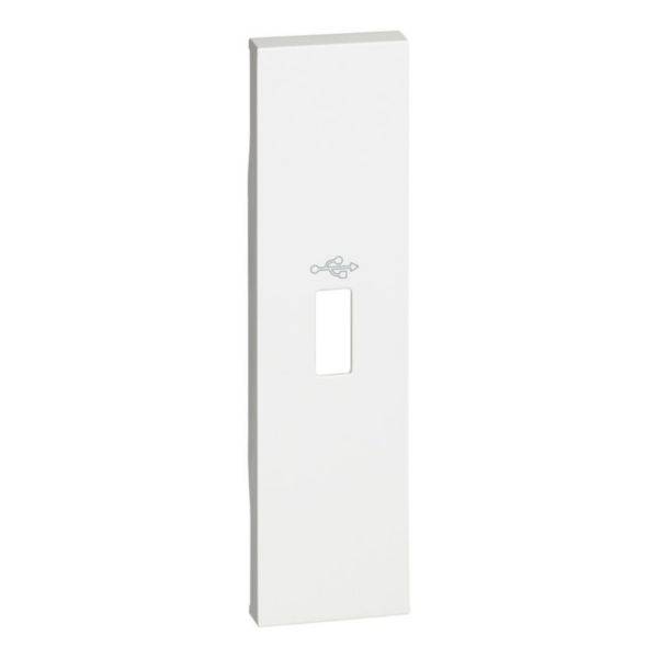 Tampa Para Tomada Dados USB 1M White - Living Now
