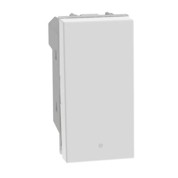Matixgo - Interruptor simples 1M 10AX branco - Montagem embutida - Terminal parafusado - Proteção IP20