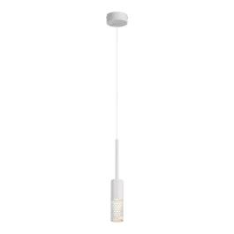 Pendente LED 3000K 6W Bivolt Ø5x19cm Metal e Acrílico Branco