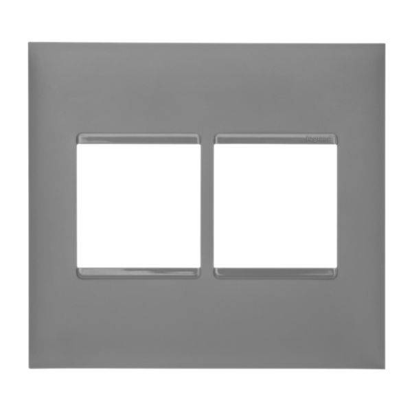 Placa 2+2 Postos 4X4 Cinza - Pial Plus+