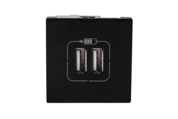 Carregador 2X USB 3000Ma 2M Preta - Pial Plus+