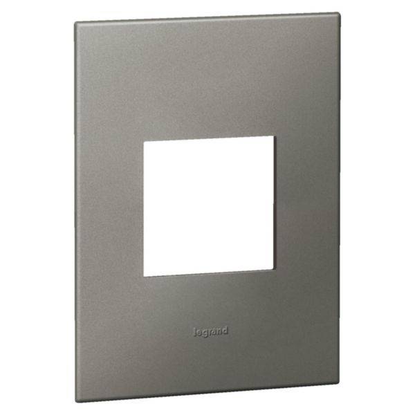 Placa 2 Postos 4X2 Quadrados Magnesium Arteor