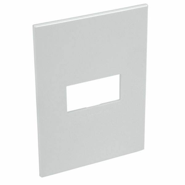 Placa 1 Posto 4X2 Quadrados Soft Alu Arteor