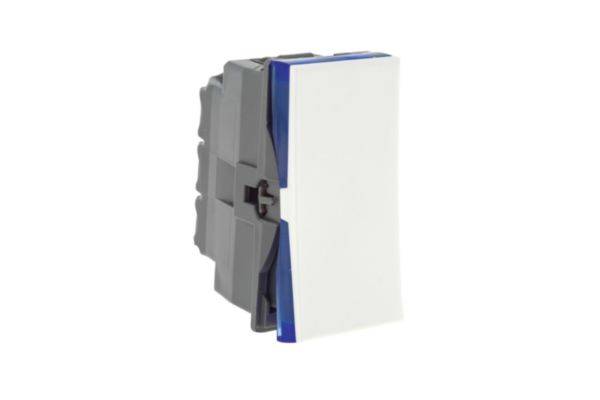 Pulsador 2A 250V B.Parafuso 1M Branca - Pial Plus+