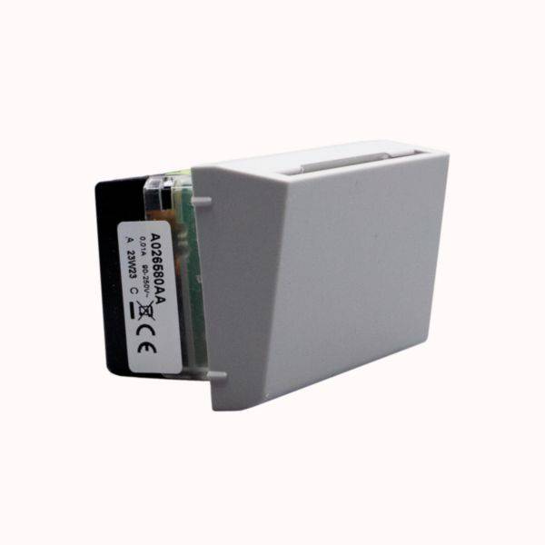 Matixgo - Interruptor por cartão rfid cinza - 3 modulos - 250V AC - Montagem encastrada