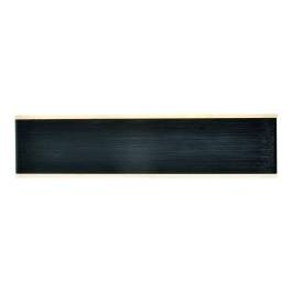 Arandela de Parede LED 3000K 12W Bivolt 7,5x31cm Metal e Acrílico Preto
