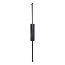 Arandela de Parede LED 3000K 8W Bivolt 60cm Metal e Silicone Preto