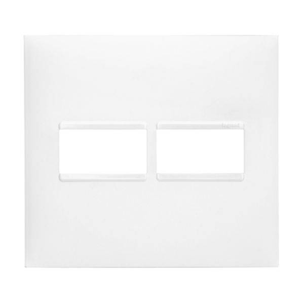 Plaque 1+1 Posto 4X4 Branco - Pial Plus+
