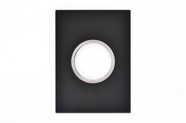 Placa 2 Postos 4X2 Redondos Graphite Arteor