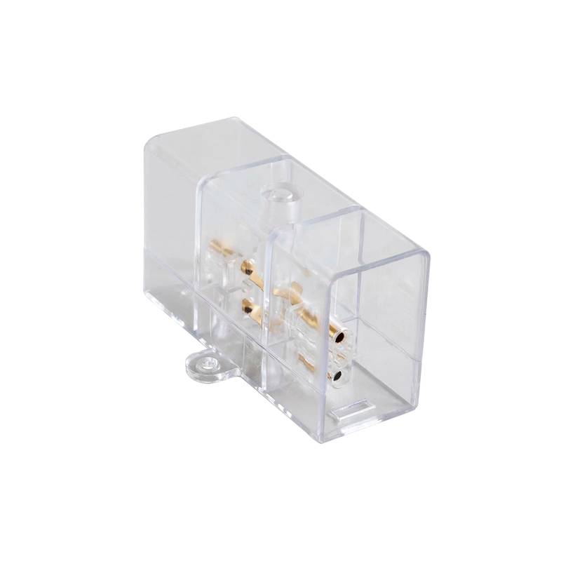 Juncao Reta Para Perfil T5 Honey Abs Transparente