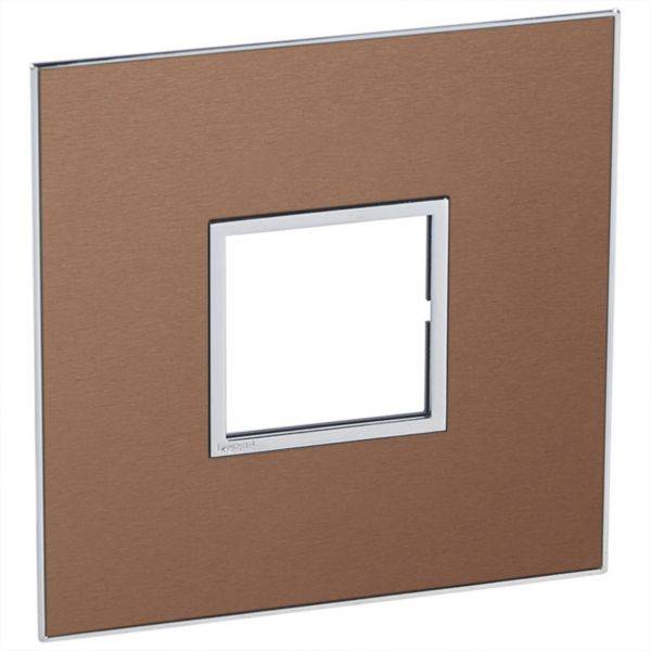 Placa 2 Postos 4X4 Quadrados Pink Champa Arteor