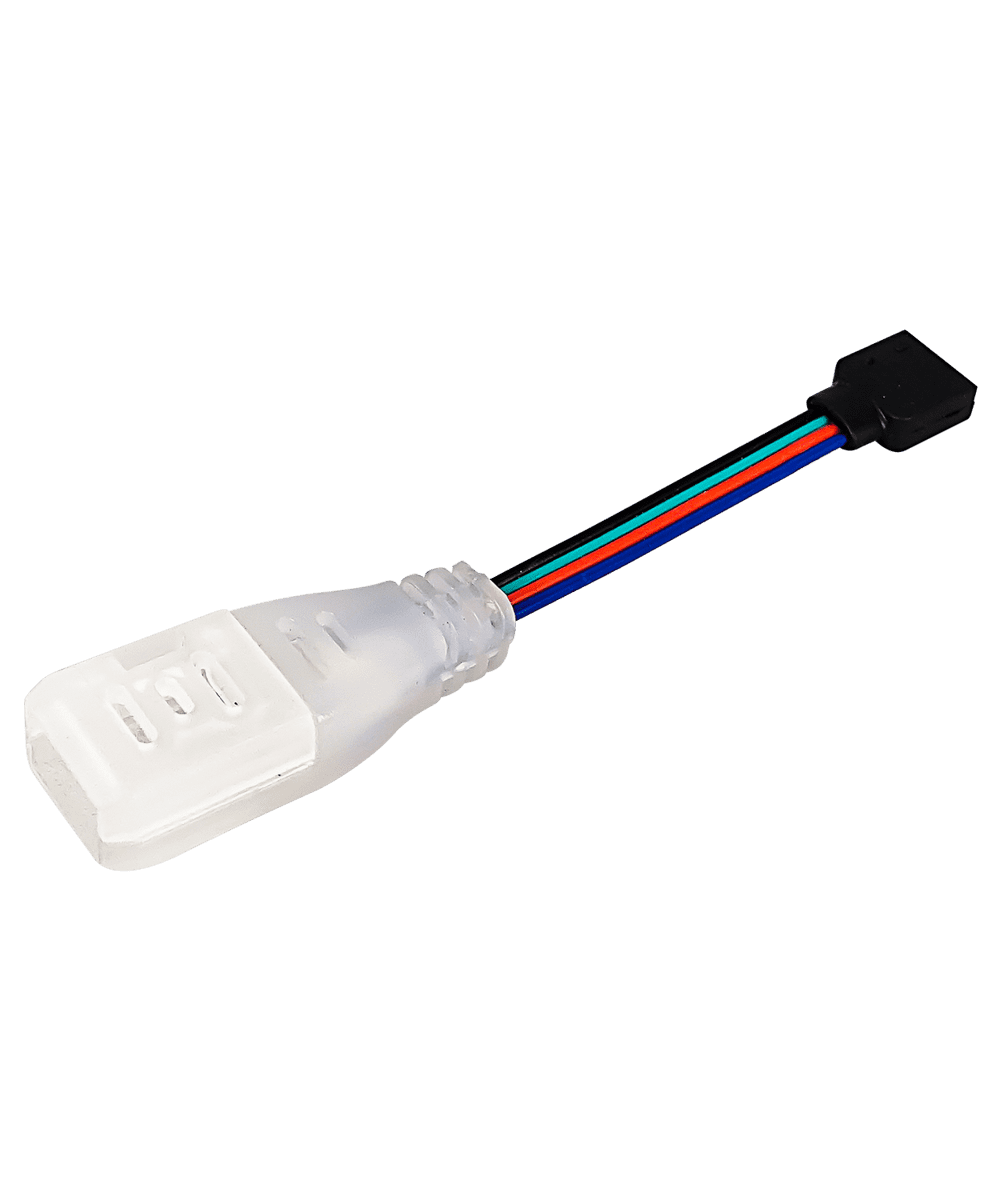 Cabo Conector Fonte/Fita Neon RGB 12V