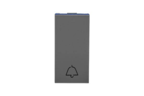 Pulsador Campainha 2A 250V B.Automatico 1M Cinza