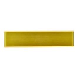 Arandela de Parede LED 3000K 12W Bivolt 7,5x31cm Metal e Acrílico Dourado