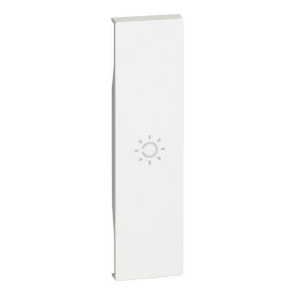 Tampa Para Interruptor Simbolo Luz 1M White - Living Now