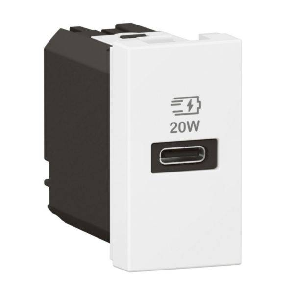 Carregador USB X1 C 20W Pd 1M Branco - Arteor