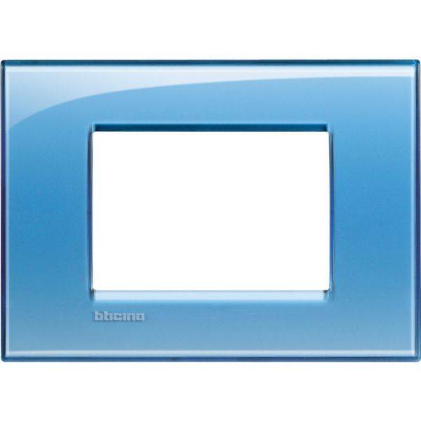 Placa Quadrada 3 Postos 4X2 - Azzurro