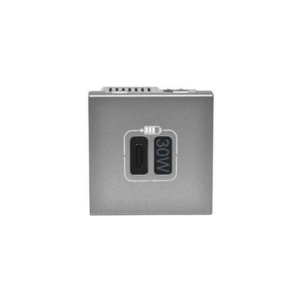 CarregadorUSB Tipo C Pd 3A 30W 2M Quadrado Magnes
