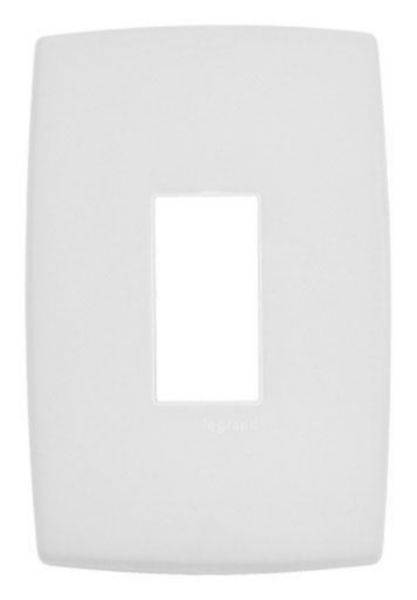 Placa 1 Módulo Branca Vertical 4X2 Pialplus