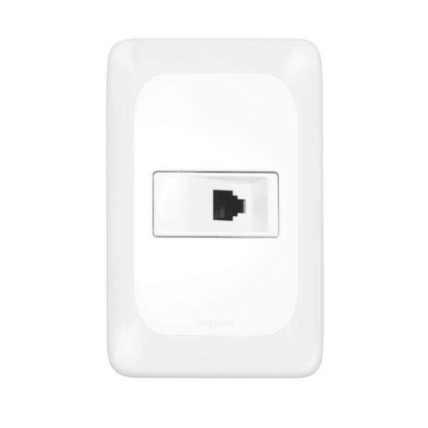 Tomada Telefone RJ11 4X2 - Pial Pop