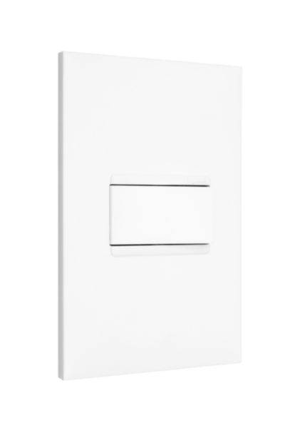 1 Interruptor Simples 10A 4X2 Branco - Pial Plus +