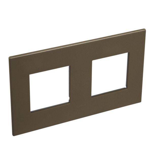 Placa 2X2 Módulos Quadrados Dark Bronze Arteor