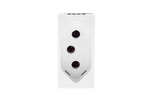 Módulo Tomada 2P+T 20A 250V Bv Branco - Pial Plus+