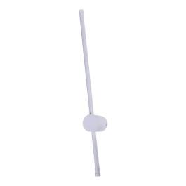 Arandela de Parede LED 3000K 8W Bivolt 80cm Metal e Silicone Branco
