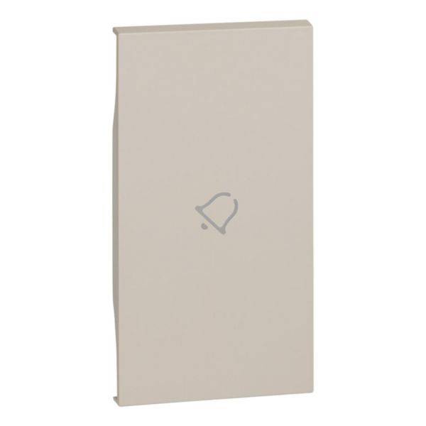 Tampa Para Interruptor Simbolo Campainha 2M Sand - Living Now