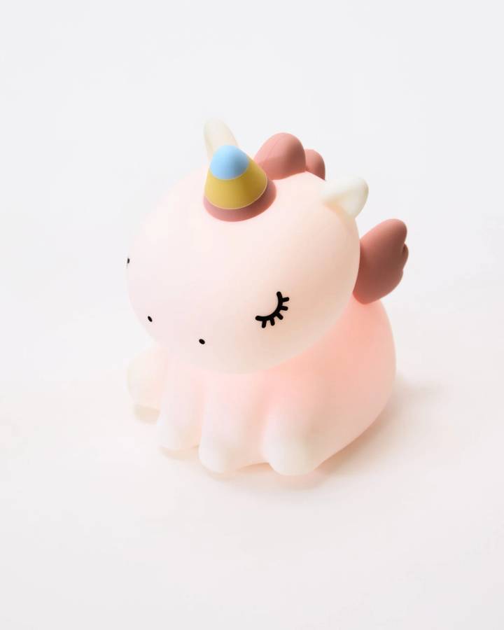 LUMINÁRIA INFANTIL SQUISHY UNICÓRNIO MULTICOLORIDO