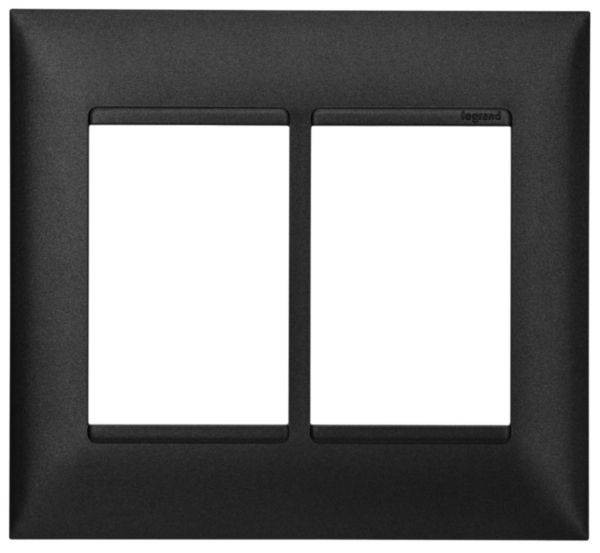 Placa 3+3 Postos 4X4 Preto Onix - Pial Plus+