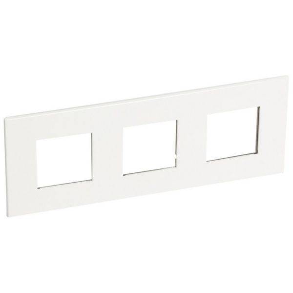 Arteor - Placa 3x2 modulos quadrados - Branco - IP40 - Fixação Snap
