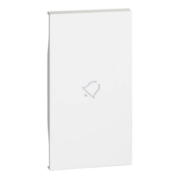 Tampa Para Interruptor Simbolo Campainha 2M White - Living Now