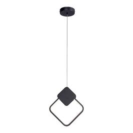Pendente LED 3000K 14W Bivolt 29x25,3cm Metal Preto
