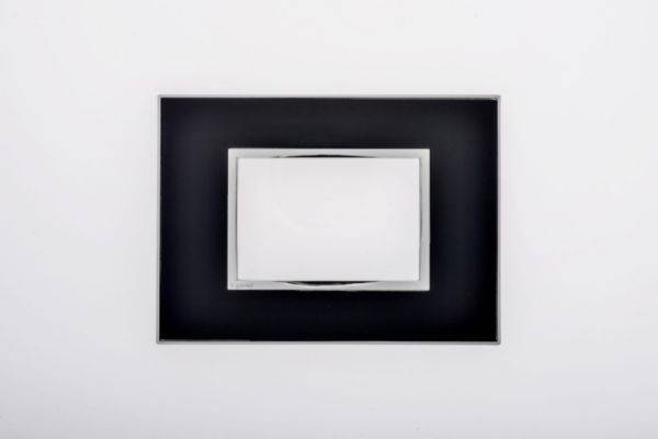 4X2 3 Modules Square Mirror Black