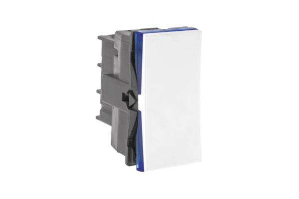 Pulsador 2A 250V B.Automatico 1M Branca - Pial Plus+