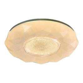 Plafon de Sobrepor LED Redondo 3000K/4500K/6000K Multitemperatura 24W Bivolt Ø39x7,5cm Metal e Policarbonato Branco