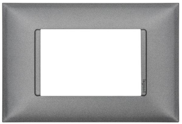 Placa 3 Postos 4X2 Aluminio - Pial Plus+