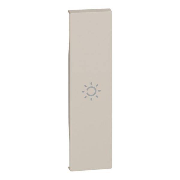 Tampa Para Interruptor Simbolo Luz 1M Sand - Living Now