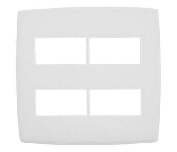 Placa 2+2Postos Separados 4X4 Pialplus Br