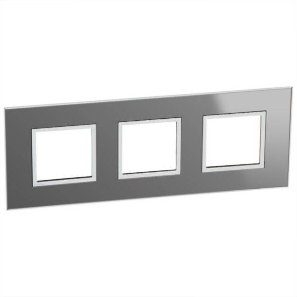 Placa 3X2 Módulos Quadrados Stain Stl Reflective  Arteor