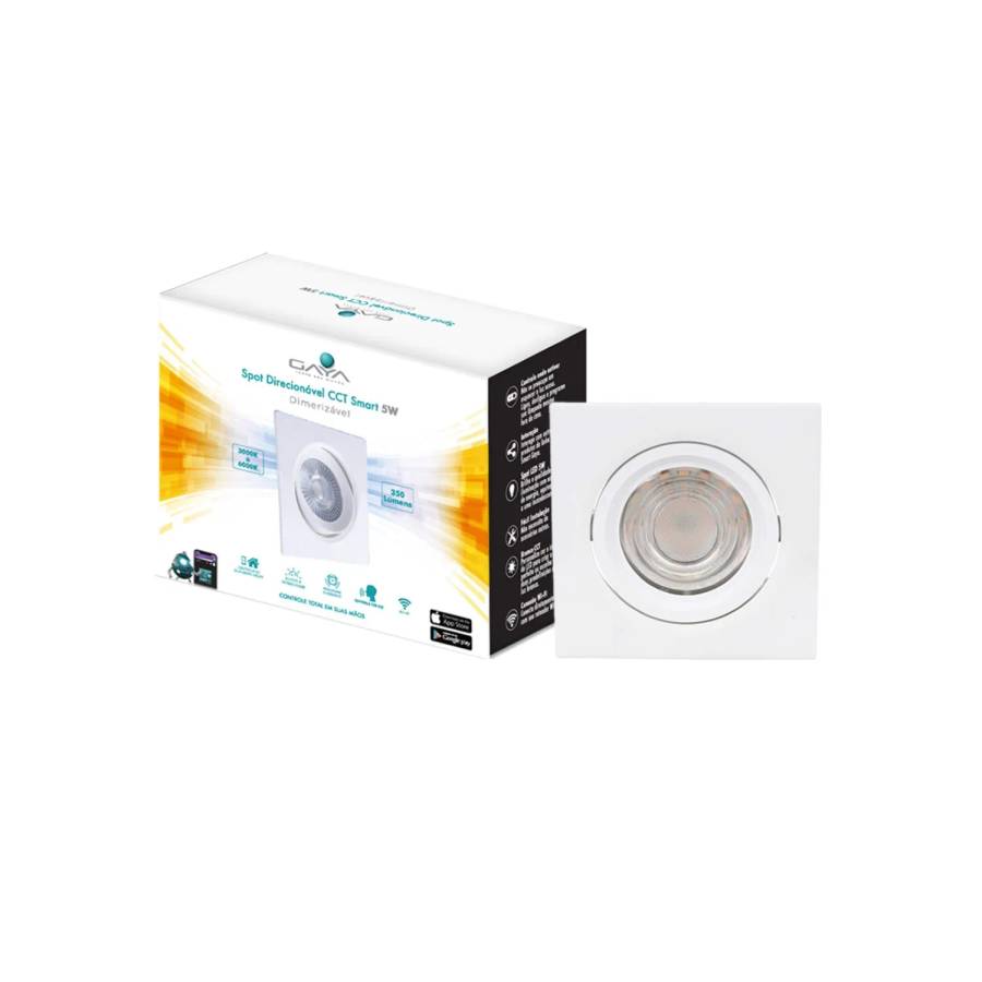 SPOT DIRECIONÁVEL QUADRADO 5W