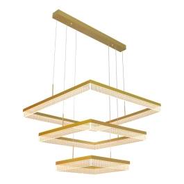 Pendente LED Quadrado Triplo