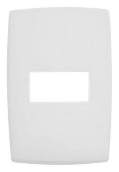 Placa 1 Módulo Branco Horizontal 4X2